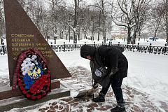 Члены Молодежной палаты района проведут патронатную акцию по уборке памятника