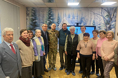 «СВОих не бросаем»: в Библиотеке № 160 прошла встреча поколений